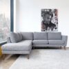 Benson - Sectional Sofa Left Facing Chaise - Gray - Image 4
