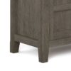 Burlington - Low Storage Cabinet - Farmhouse Gray - Image 5