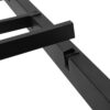 Modern Full Size Metal Platform Bed Frame With Wooden Headboard USB Charging Station Storage Drawers LED Lights - Black / Brown - Image 11