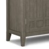 Bedford - Sideboard Buffet And Wine Rack - Farmhouse Gray - Image 6