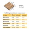 10 Piece Interlocking Deck Tiles Striped Pattern, Square Acacia Hardwood Outdoor Flooring For Patio, Bancony, Pool Side - Yellow - Image 30