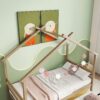 Twin Size House-Shaped Bed With Trundle - Natural - Image 6