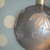 Christmas Ball Ornaments, Glass Decorative Hanging Ball Christmas Tree Ornaments, For Holiday Party Decorations (Set of 4) - Silver - Image 3