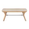 Folia - Mid-Century Modern Bench - Natural - Image 4