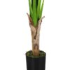 43" Tall, Artificial Plant, Banana Tree, Indoor, Faux, Fake, Floor, Greenery, Potted, Real Touch, Decorative - Green / Black - Image 4