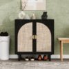 2 Door Cabinet, Suitable For Bedroom - Black - Image 2