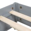 Queen Size Storage Platform Bed With 2 Big Drawers Twin Size Trundle - Gray - Image 9