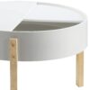 Bodfish - Round Coffee Table - White / Natural - Image 3