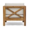 Brava - Modern Club Chair With Water Resistant Cushions - Beige - Image 10