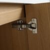 Original 60" Wall Mounted Bathroom Vanity With Double Resin Sink And Soft Closing Doors Plywood - Oak - Image 19
