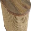 Larissa - Lid Up, Storage Stool - Oak - Image 4