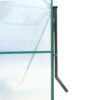 6.3'x4.2'x7' Polycarbonate Greenhouse, Heavy Duty Outdoor Aluminum Walk-In Green House Kit With Rain Gutter, Vent And Door For Backyard Garden - Green - Image 25