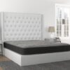 CS Hybrid - 8" Full Pocket Coil Mattress - Black / Gray - Image 2