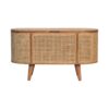 Larrisa - Rounded Lid Up Blanket Box - Oak - Image 2