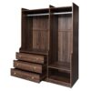 Open Wardrobe Storage For Bedroom - Brown - Image 4