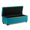 Hamilton - Storage Ottoman - Mediterranean Blue - Image 3