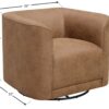 Brella - Swivel Accent Chair - Brown - Image 6