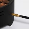 15" Outdoor Portable Propane Fire Pit, Camping Fire Pit With Cooking Support Tabletop Fire Pit With Quick Connect Regulator - Black - Image 6