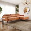 Ella - L-Shaped Right Sectional Couch - Cognac - Image 5