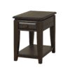 Traditional Chairside Table With Storage - Mahogany - Image 3