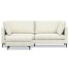 Ava - Mid Century Sofa With Ottoman Set - Cream - Image 4