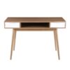Pebble - Contemporary Double Desk - Natural / White - Image 5