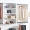 Devi - Wall Mounted Wood Closet System Modular Versatility And Warm - White - Image 6
