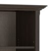 Amherst - Transitional 5 Shelf Bookcase - Brown - Image 9