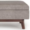 Owen - Small Rectangular Storage Ottoman - Distressed Gray Taupe - Image 5