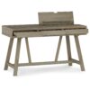 Bowman - Flip Up Desk - Distressed Gray - Image 2