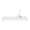 Outdoor Chaise Lounge Chair (Set of 2), Adjustable Outside Chair, All Weather Use UV Resistant 400Lbs Weight Capacity - White - Image 6