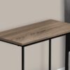 Accent Side Table, Narrow, Small, 2 Tier, Contemporary & Modern - Taupe - Image 2