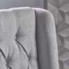 Sophisticated Tufted Dining Chair (Set of 2) With High Back And Birch Wood Legs - Light Gray - Image 6