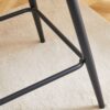Techno Fabric Bar Chair (Set of 2) Comfortable - Brown / Black - Image 16