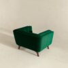 Addison - Lounge Chair Dark - Brown / Dark Green - Image 6