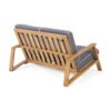 Paloma - Contemporary Loveseat And Coffee Table Set With Weather Resistant Cushions - Gray - Image 11