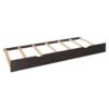 Queen Size Bed With All In One Cabinet, Shelf And Sockets, Twin Long Trundle - Espresso - Image 7