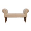 Boucle Bench - Cream - Image 3