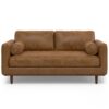 Morrison - Upholstered Sofa And Ottoman Set - Brown - Image 7