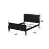 Louis Philippe - Twin Bed - Black - Image 6