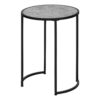 Accent Table, Side, Round Contemporary And Modern - Gray - Image 4
