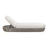 Willow - Sunbrella Upholstered Patio Lounger - Wheat Beige - Image 3