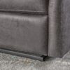 Alma - Contemporary Upholstered Loveseat Recliner - Slate - Image 2
