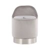 Marla - Contemporary / Glam Vanity Stool - Chrome / Silver - Image 5