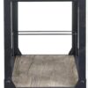 Jorgensen - Serving Cart - Rustic Oak / Charcoal - Image 3