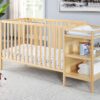 Palmer - 3 In 1 Convertible Crib, Changer Combo - Natural - Image 7
