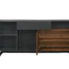 Destin- Ceramic Server - Walnut / Black - Image 2