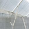 6.3'x10.2'x7' Polycarbonate Greenhouse, Heavy Duty Outdoor Aluminum Walk-In Green House Kit With Rain Gutter, Vent And Door For Backyard Garden - Aluminium - Image 18