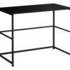 Computer Desk, Home Office, Laptop, Left & Right Set-Up, Storage Drawers, Work, Contemporary, Modern - Black - Image 2
