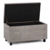 Cosmopolitan - Storage Ottoman - Distressed Gray Taupe - Image 3